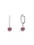Lucardi Oorbellen  rosé / zilver