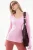 Dames Ribbel Slim-Fit Lange Mouwen Top