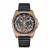 Heritor Automatic Romero leren band horloge