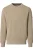 Redmond Casual Trui ronde hals beige, Effen