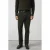 Mango Man corduroy slim fit coated broek – donkergroen