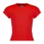 Vingino Icon-Crop rib tee Meisjes T-shirt – Goji berry