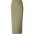 Pieces Geribde midirok voor dames (Diep witgroen)