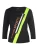 MADELEINE Shirt  neongroen / donkeroranje / zwart / wit