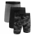 UNDER ARMOUR Boxershorts  grijs / zwart