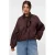 VERO MODA CURVE bomberjack – donkerbruin