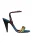 Saint Laurent Sandalen – Multi-Colored Liya Sandals With Crossed Front Stra in zwart