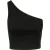 Urban Classics Dames asymmetrisch gesneden top