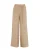 WE Fashion Bandplooibroek  lichtbruin