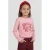 Orange Stars longsleeve met print – lichtroze