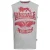 LONSDALE Shirt ‘Cleator’  lichtgrijs / bloedrood