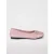 Moschino Nappa Leather Ballet Flats Pink