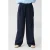 Shoeby pantalon met plooien – marineblauw