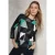 Cecil Dames Shirt met grafische print in Zwart