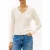Tommy Hilfiger Co Cable Fine Gg V-neck Heather Ivory Petal