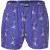 Happy Shorts X heren wijde boxershort met binnenbroek haas print