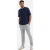 No Excess Pants Stretch Jersey Grey Melange