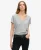 Superdry Vrouwen Ruimvallend Geborduurd T-shirt met V-hals Grijs