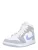 Jordan Sneakers hoog ‘Air Jordan 1’  grijs / wit