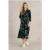 White Stuff Rua Jersey Shirt Dress Green Print