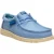 HEYDUDE Wally Stretch Canvas Textiel Heren Vervaagd Denim/Boulder Tan Instappers