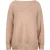 EsQualo Sweater Chunky V-neck Camel