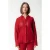 Colourful Rebel Talia Crochet Blouse Poppy Red