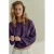 MANGO TEEN blousetop met smockwerk – paars