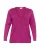 KAFFE CURVE Gebreid vest ‘Farsia’  fuchsia