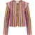 IZIA Kort blazerjack Dames Veelkleurige roze strepen