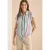 Overhemdblouse met strepen en knopen