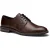 John White herenschoenen van zwart leer met gladde neus en vetersluiting – Tanner