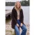 Jas met een ruwe wollook