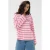 Kaffe gestreepte top – roze