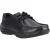 Hush Puppies Mackenzie Wallabee Leren Zwarte Veterschoenen Voor Jongens
