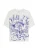 Bershka Shirt  blauw / wit
