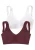 PETITE FLEUR BH  bordeaux / wit