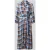 MORE & MORE Midi-jurk van pure viscose met platte kraag