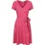 Mountain Warehouse Dames Santorini Bloemen Jersey Wikkeljurk (Rood)