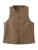 MANGO Gilet ‘Laguna’  chocoladebruin