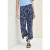 Cecil Dames Broek met gedessineerde Wide Legs in Blauw