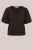 WE Fashion – Dames gebreide trui – Curve – Regular fit – Donkerbruin – Biologisch katoen – Plus Size