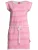 salzhaut Jurk ‘PAPPNEES’  pink / wit