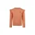 Koko Noko rechtvallende longsleeve met ruches – oranje