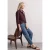 Overhemd met 3/4-mouwen en corduroy-mix