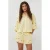 Studio AMAYA straight high waist casual short lichtgeel