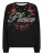 Open Back Sweatshirt Tattoo Strass
