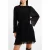 French Connection Callie Pleated Lurex Dress Black