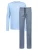 Mey Pyjama lang ‘Round Geo’  blauw