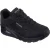 Skechers UNO – Glanzende Schubben Polyurethaan Dames Zwarte Standaard Sneakers